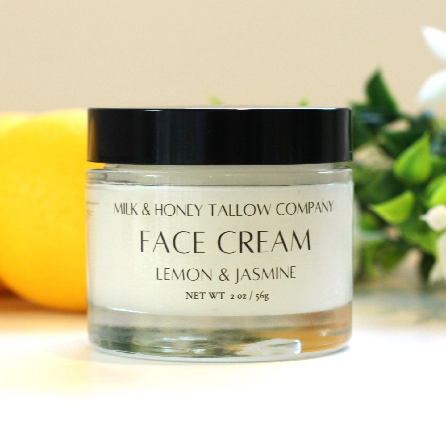 Lemon and Jasmine Tallow Face Cream