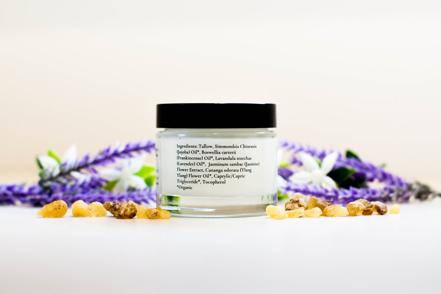 Tallow Face Cream - Frankincense and Fleur Ingredients