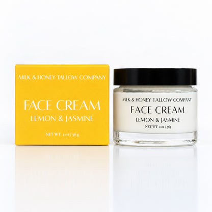 Tallow Face Cream - Lemon & Jasmine