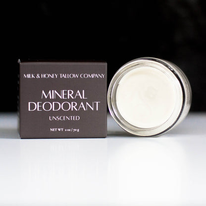 Unscented Natural Mineral Deodorant