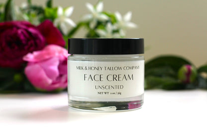 Unscented Tallow Face Cream