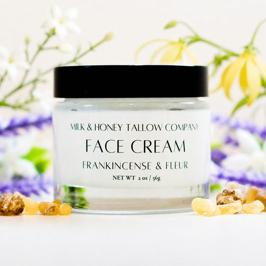 Tallow Face Cream - Frankincense & Fleur