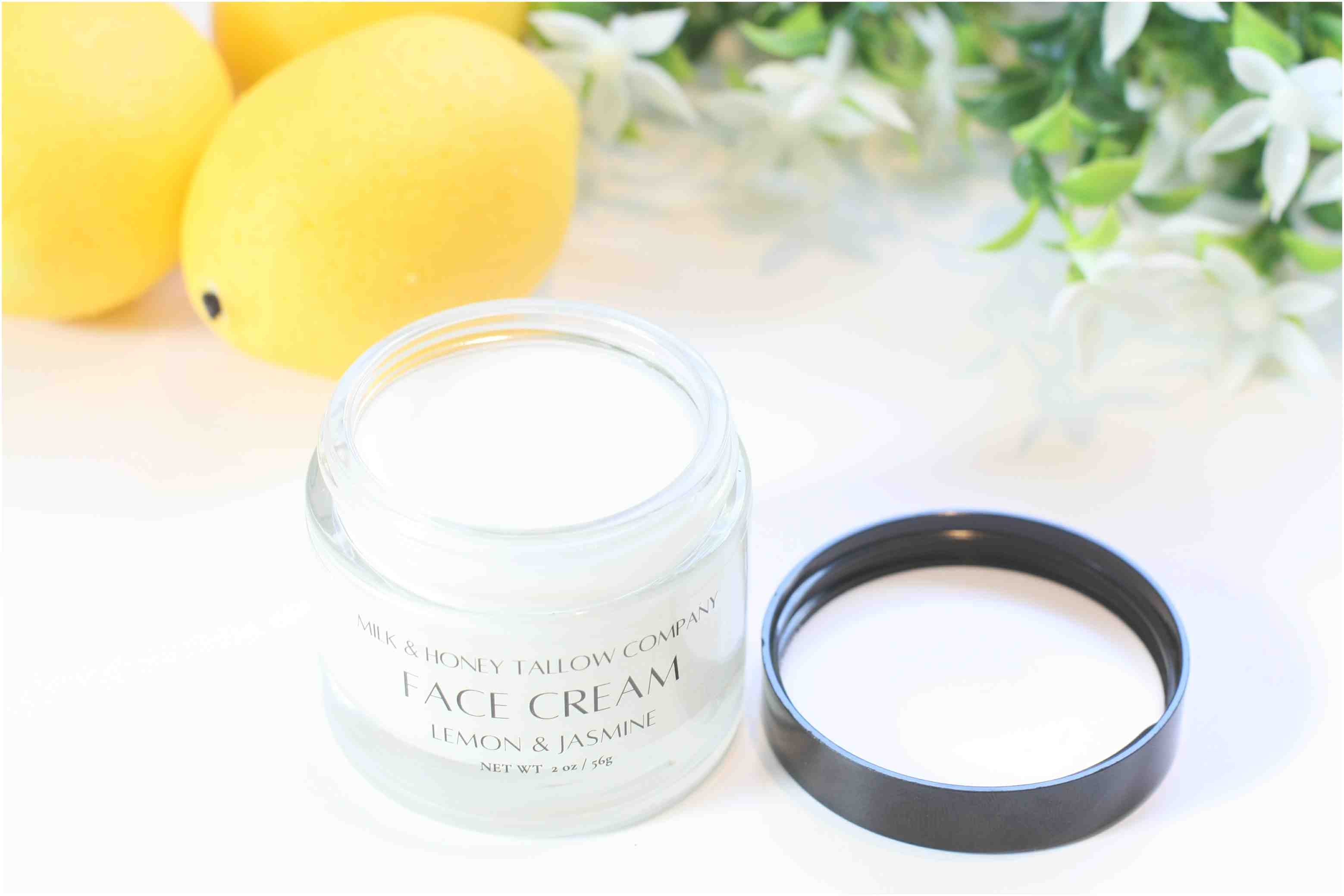Lemon & Jasmine Beef Tallow Face Cream