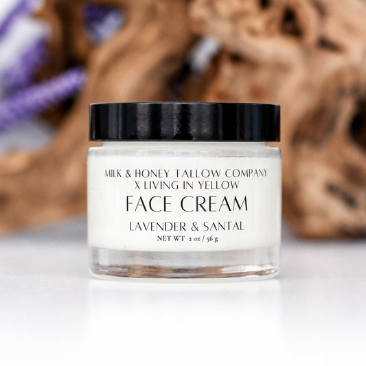 Tallow Face Cream - Lavender & Santal
