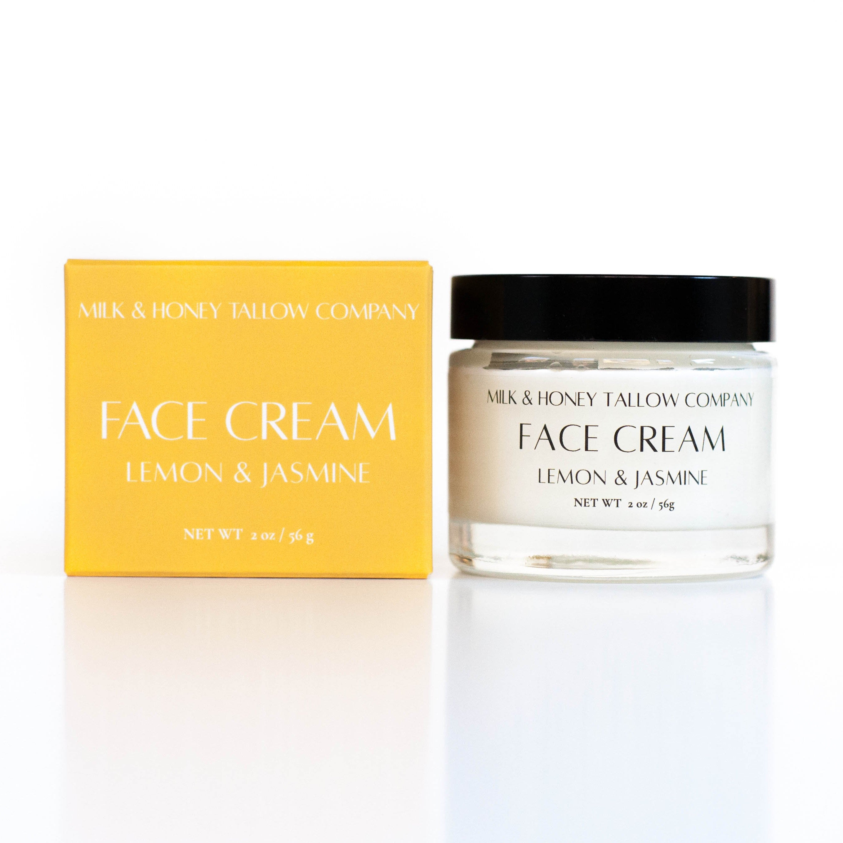 Lemon & Jasmine Tallow Face Cream – Milk & Honey Tallow Company