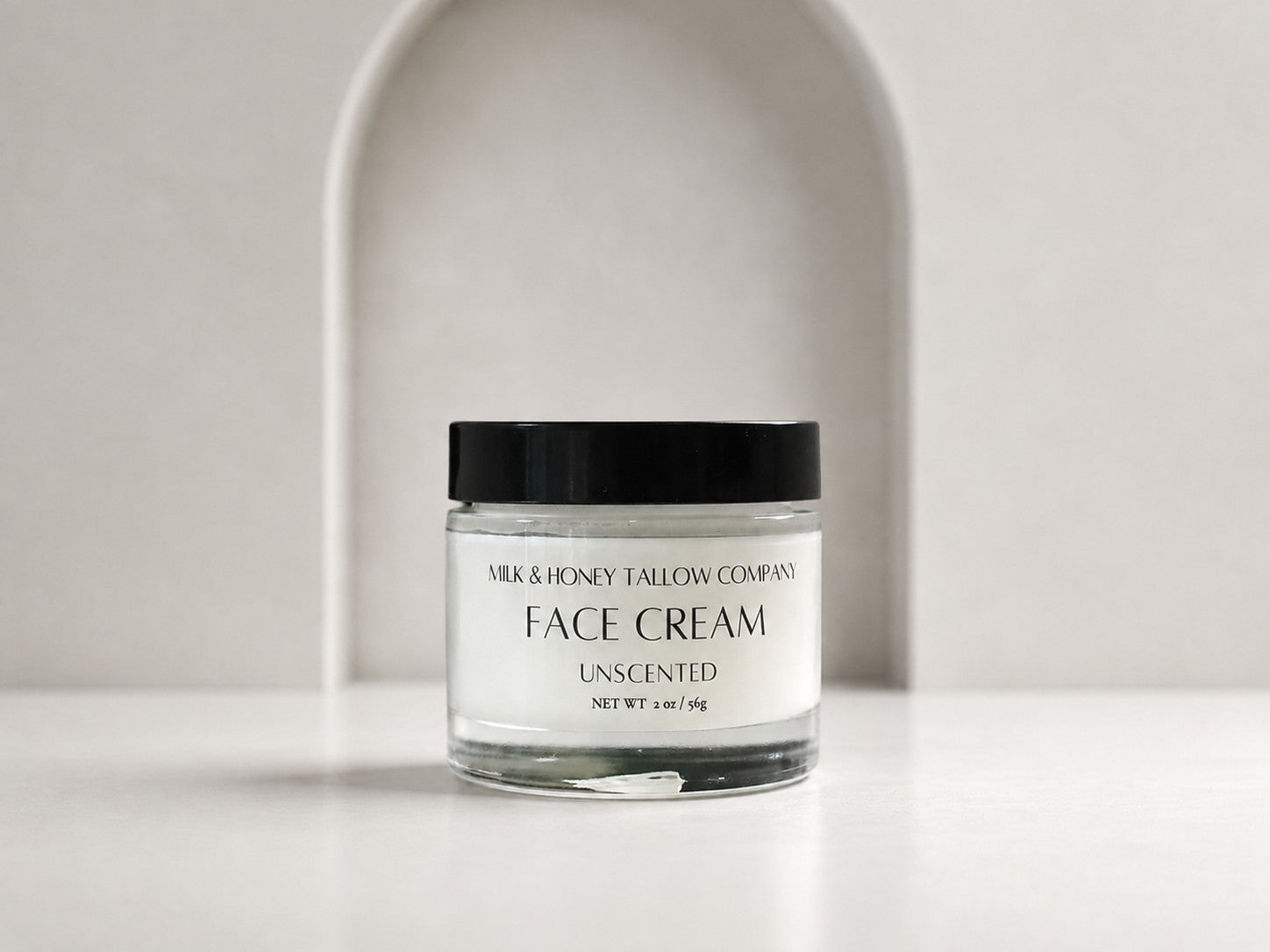 Unscented Tallow Face Cream 